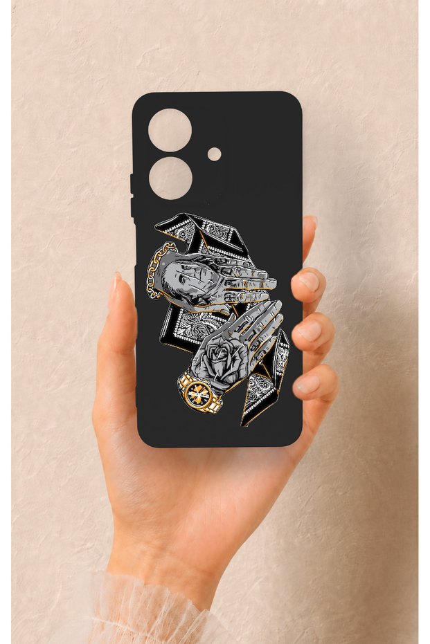 Realme Note 60 Compatible Self Made Patterned Silicone Case