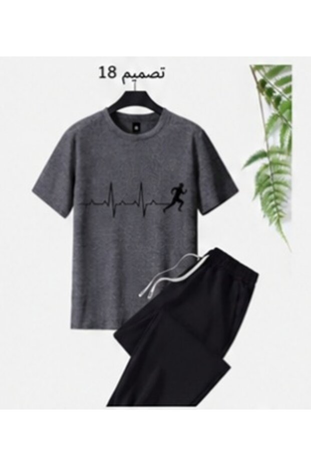 Summer Collection New Arrival T-Shirt & Shorts Set Printed Pattern Lightweight & Cool Fabric for All-Day Comfort