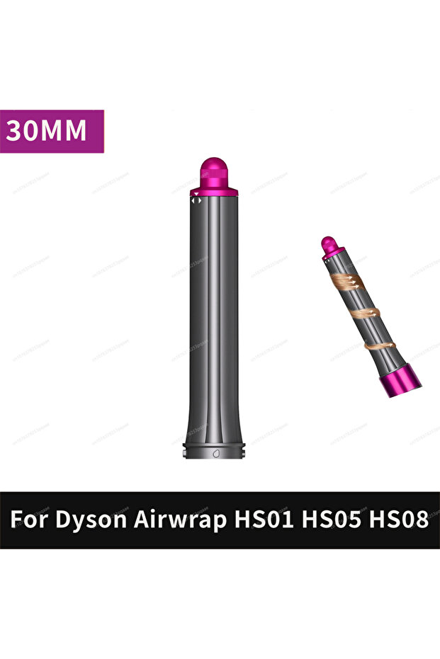 30mmRose For Dyson Airwrap HS01/05/08 Auto-Curling Nozzle 20/30/40mm Barrel Curly Dual Rotation Curl