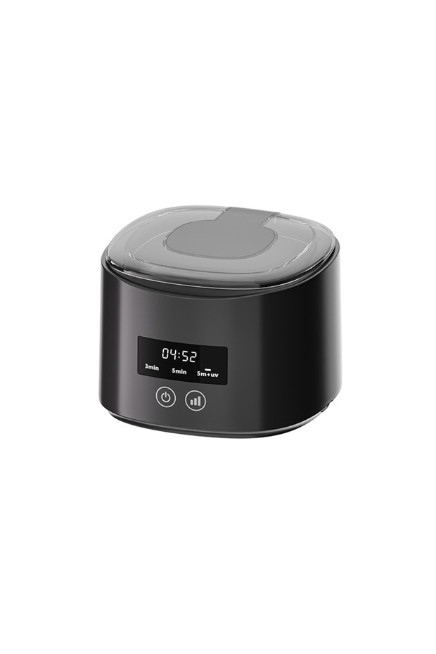Black HOMEFISH Cleaner Multi-Function USB Electric Cleaning Machine for Denture Braces Invisible Re