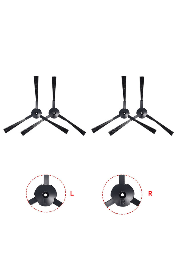 4PCS For Ecovacs Mirror CR120/CR130/CEN540/CEN250 For Dibea x500 x580 KK8 ML009 For Ilife V5 V5s V3