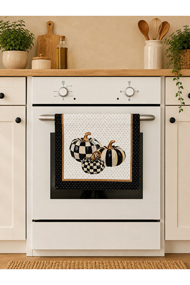 Decorative Digital Printed Fabric Oven Cover and Ornament Kitchen Decor (Sk-Fö-43)