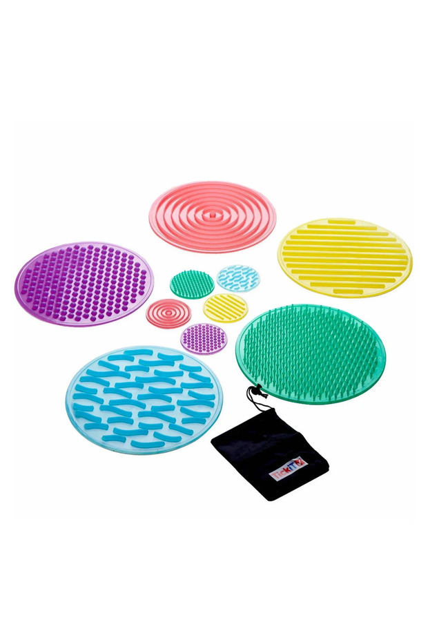 Set 10 discuri senzoriale texturate