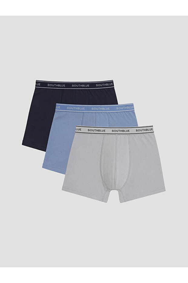 Nevavm Cotton Flexible Men's 3-Piece Boxers with Difference