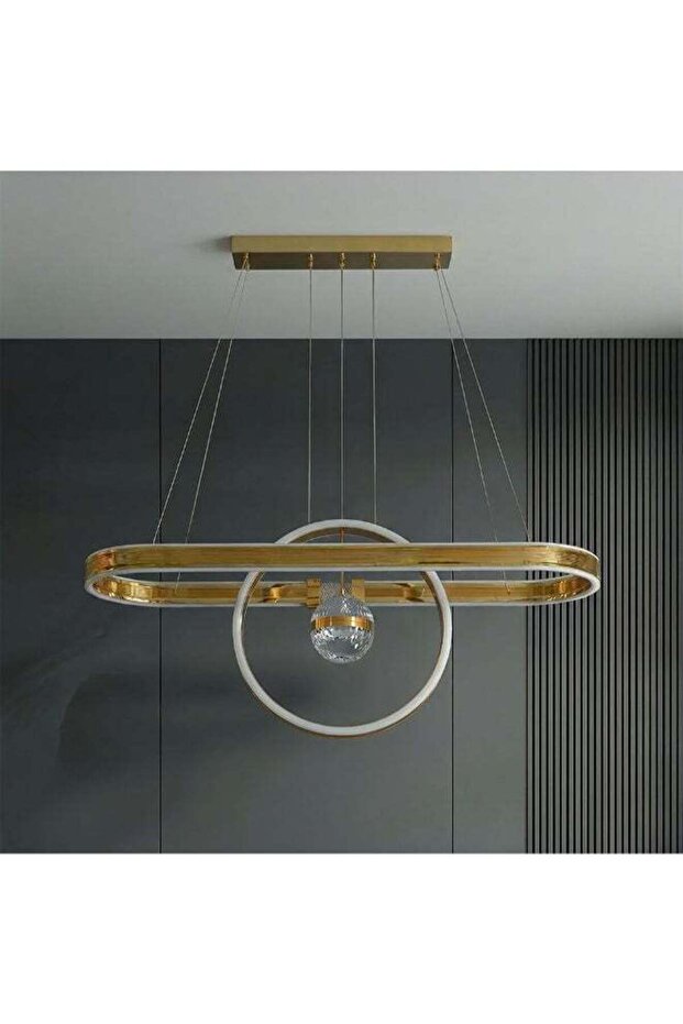 Eliza Led Modern Chandelier 3-Color Dimmable - 100cm
