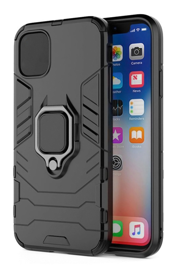 Θήκη Ring Armor MOB-1746 για iPhone 14, μαύρη