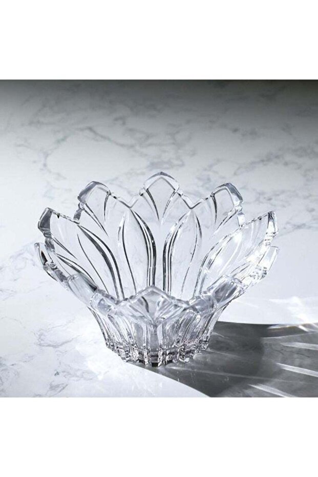 Villa Medium Bowl 24 cm - Elegant Glass Serveware for Dining and Modern Table Settings