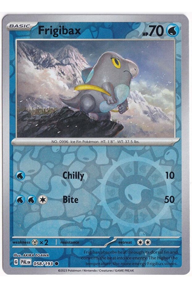 Frigibax [Reverse Holo] 058/193 - Paldea Evolved - Card (Mint)