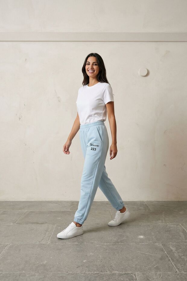 My Fashion Cotton Lycra Printed Mid Waist Jogger
