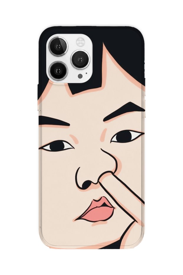 حافظة هاتف شفافة مطبوعة متوافقة مع هاتف iPhone 12 Pro Max | المجموعة: MemeCraft Studio
