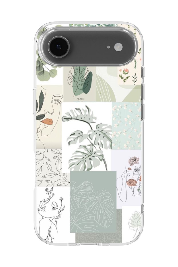 iPhone 17 Air Compatible Printed Transparent Phone Case | Collection: Oneline