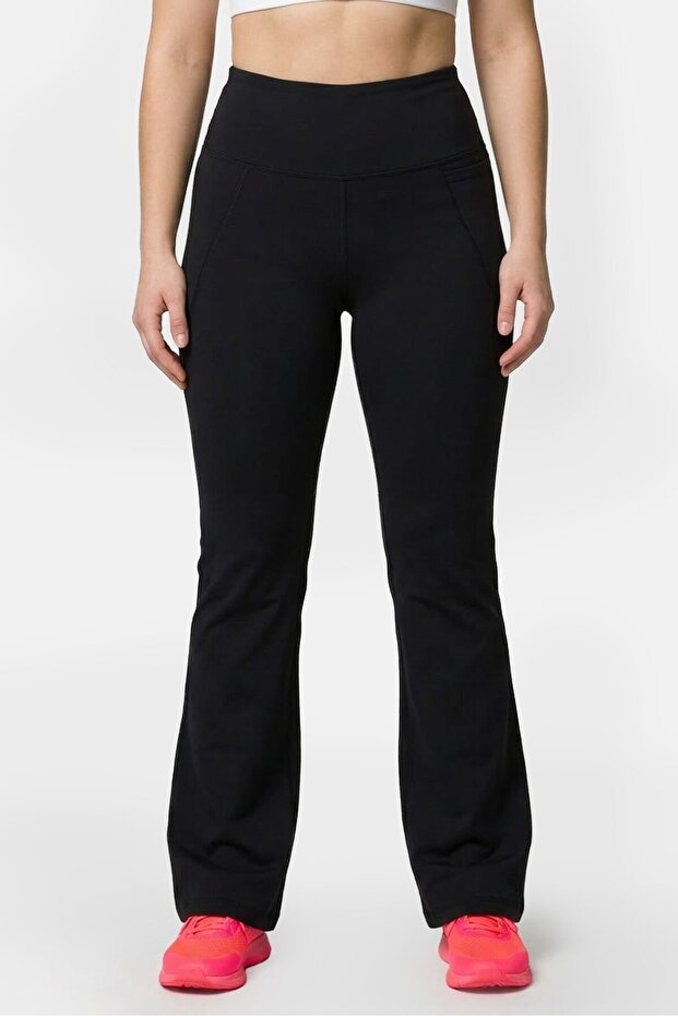 Women Sportswear Fit Training Flare Pants, Black
