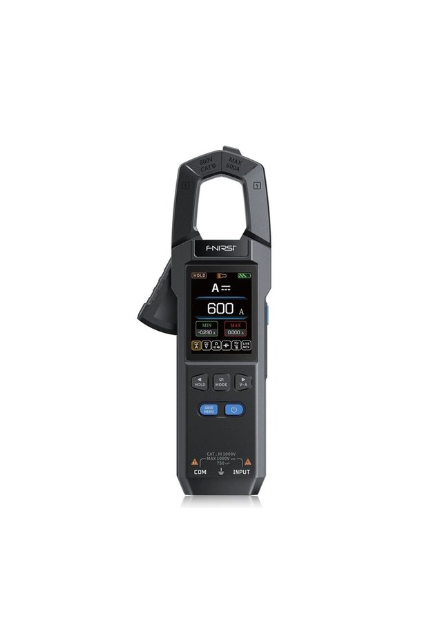 Dmc-100 Current Voltage Clamp Meter | 10000 Counts Digital True Rms Multimeter + Current with Tft Display