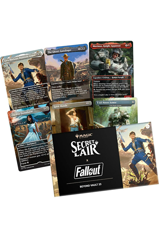: Secret Lair x Fallout: Beyond Vault 33 card set