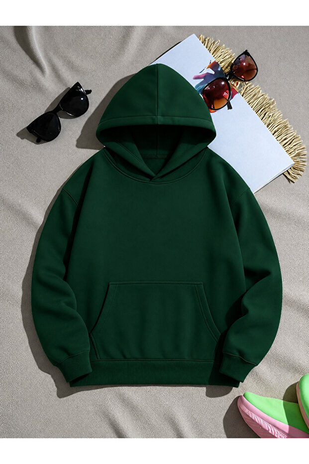 Unisex Winter Oversize Hooded Sweatshirt