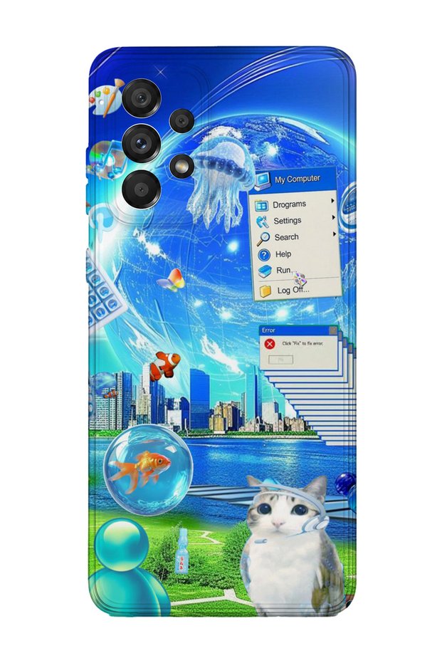 Samsung Galaxy A52 Compatible Printed Transparent Phone Case | Collection: Aeroglass Mirage