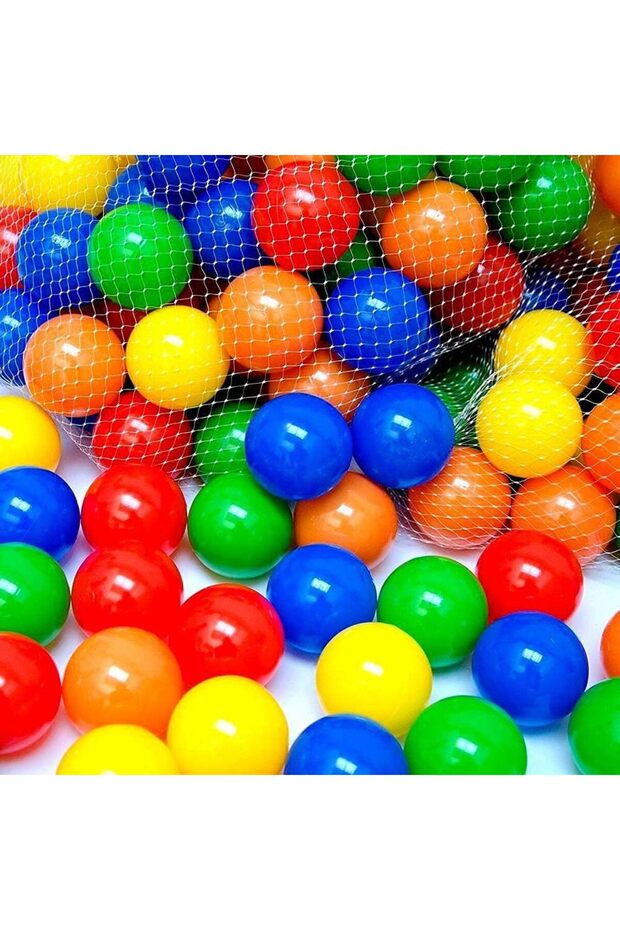 كرات بلاستيكية ناعمة ملونة على شكل أمواج المحيط لألعاب حمام السباحة (50 قطعة)