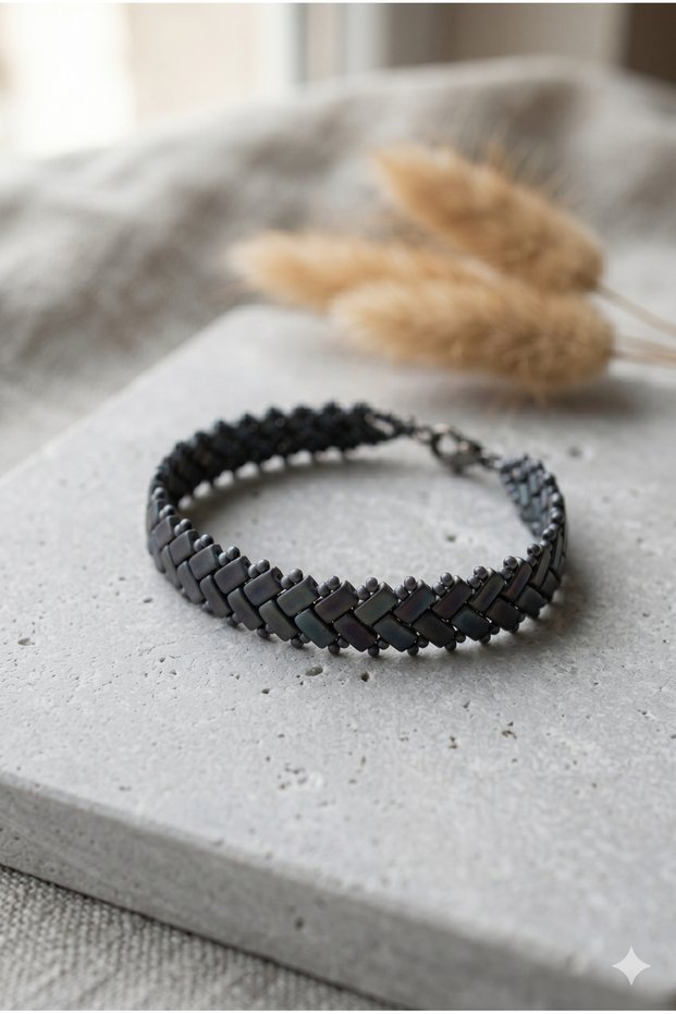 Handmade Miyuki Tila Bead Special Design Bracelet
