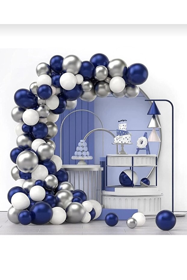Colorful Balloon Set, 50 Pieces for Birthday and Circumcision Celebrations