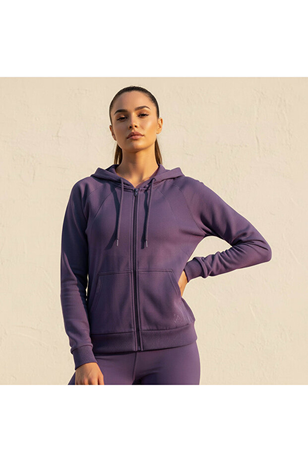Women Zip-Through Hoodie