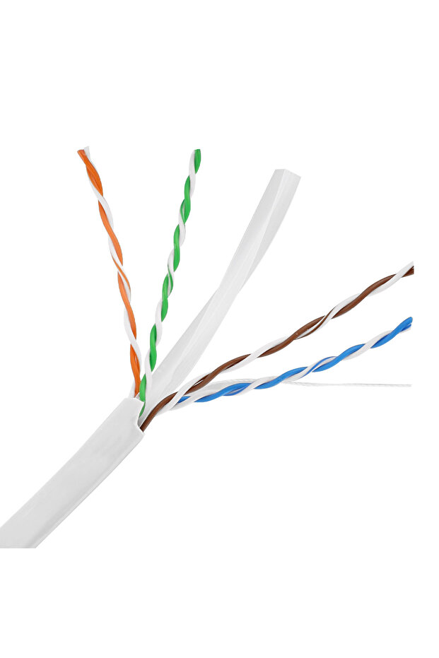HYTECH HY-CAT600 CAT6 UTP كابل شبكة رمادي اللون بطول 305 متر