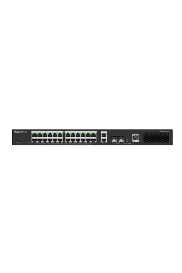 Ruijie 24Port Poe 370W 2-Sfp Gigabit Managed Switch Rg-Es228Gs-P