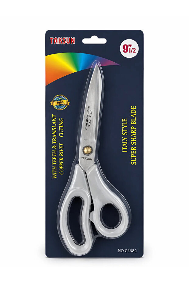 Taksun 9.5 Inch Tailor's Scissors – Professional Fabric Cutting Scissors