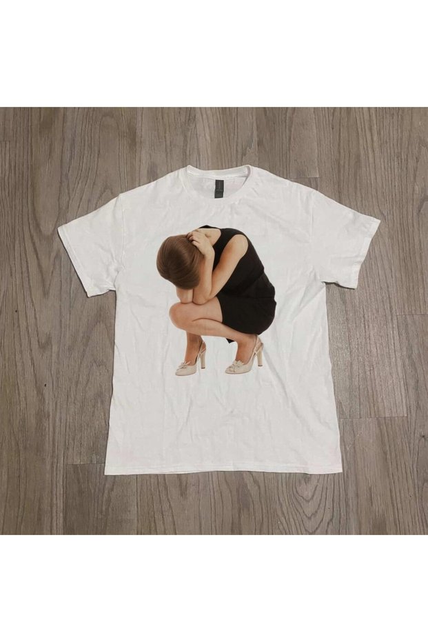 Aesthetic Sad Girl Printed Unisex Oversize T-Shirt