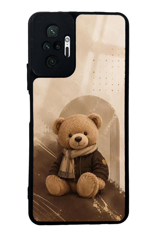 Xiaomi Redmi Note 10 Pro Cozy Teddy Design Glossy Phone Case