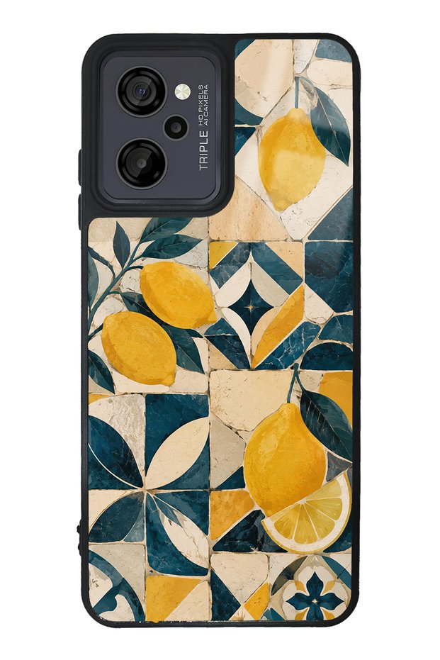 Casper M40 Mediterranean Lemon Mosaic Design Glossy Phone Case