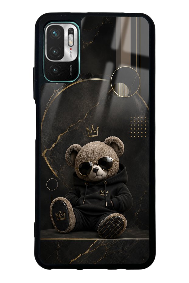 Xiaomi Redmi Note 10 5g Royal Teddy Design Glossy Phone Case