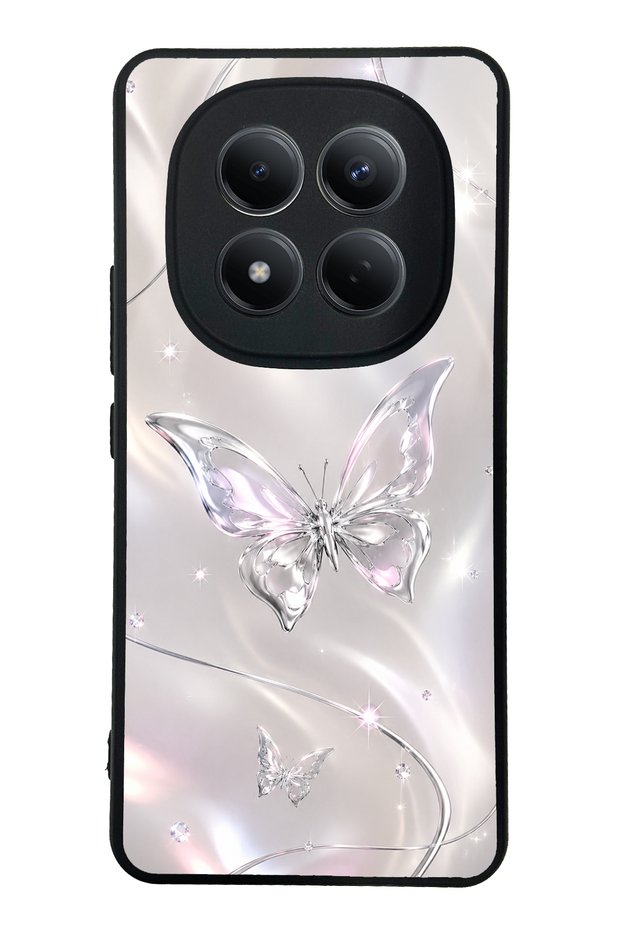 Xiaomi Redmi Note 15 Pro 4g Crystal Whisper Butterfly Design Glossy Phone Case