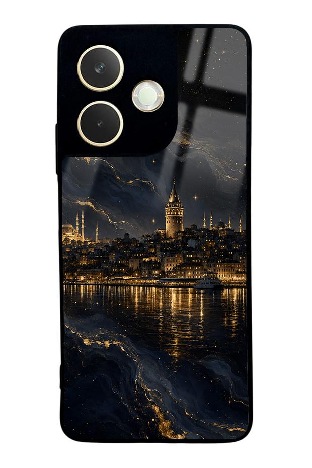 Oppo A5 Pro Golden Galata Night Design Glossy Phone Case