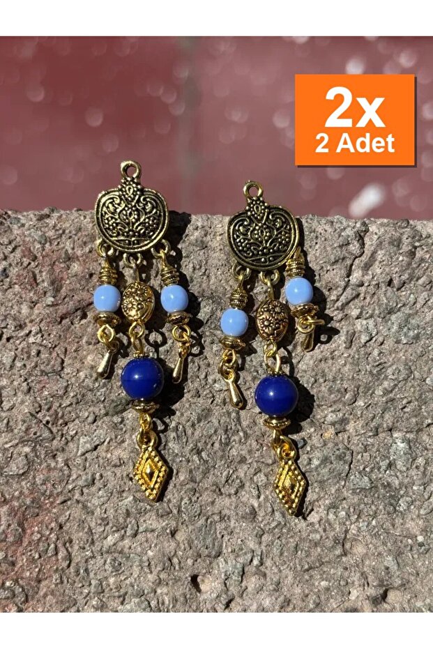 أقراط مصنوعة يدويًا بتصميم خاص هدية