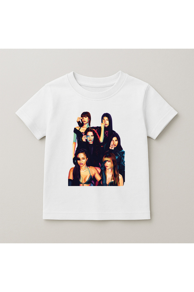Katseye Printed Crew Neck Cotton Short Sleeve Kids & Youth T-Shirt