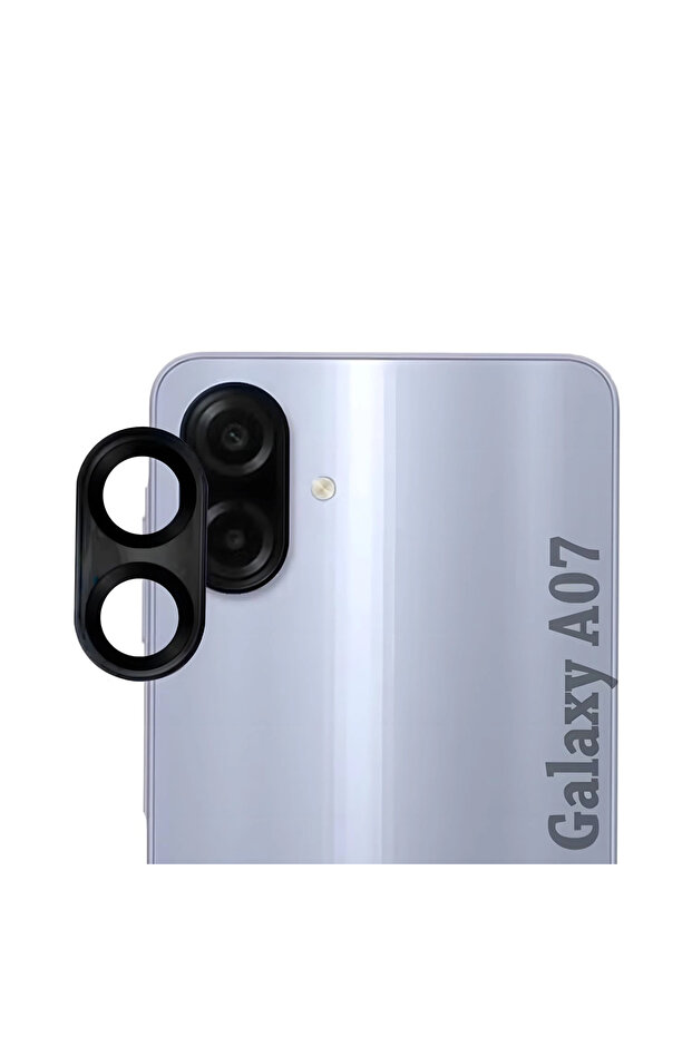 واقي عدسة الكاميرا الزجاجية متوافق مع هاتف Samsung Galaxy A07