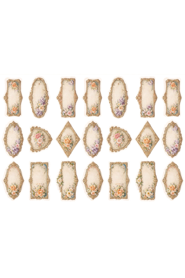 Patterns Themed Sticker Set (21X31 cm 1 Set)