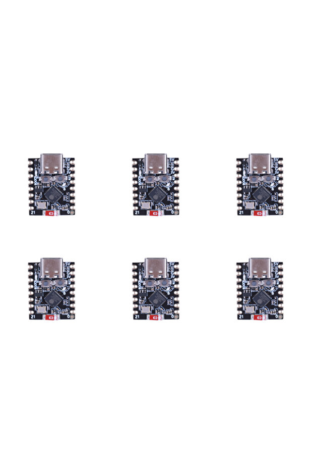 لوحة تطوير VODOOL غير ملحومة 6 قطع 10-1 قطعة ESP32-C3 لوحة تطوير صغيرة للغاية متوافقة مع واي فاي وبلوتوث