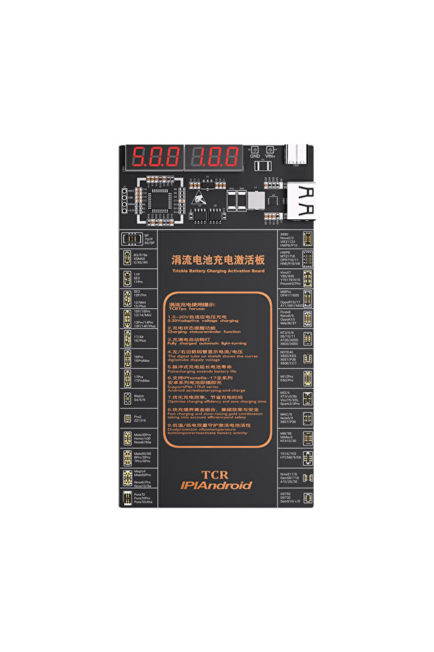 black Solobros Battery Active Panel Fast Charge Detection Board For iPhone 6-17 Pro Max ...