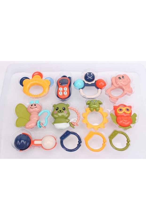 Baby Rattle Set BM8800-4B24 – Colorful Infant Sensory Toys for Newborns & Toddlers