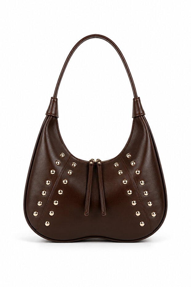 Monroe Stud Omuz Çantası