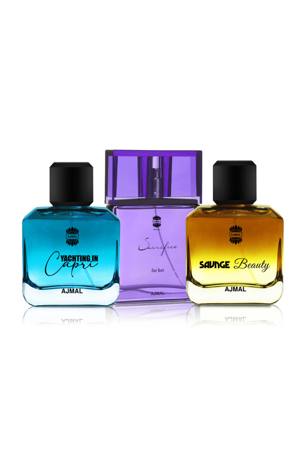 Savage Beauty & Yachting in Capri 100ml + Sacrifice EDP 50ml Fragrance Set