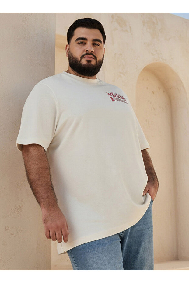 Men Regular Fit Crew Neck Short Sleeves T-shirt