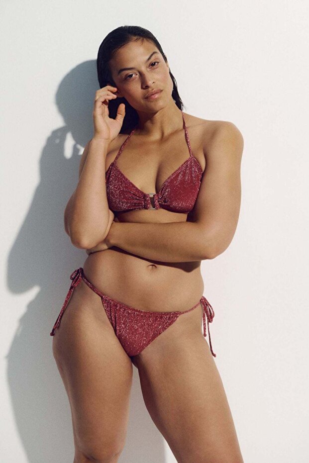 Cheeky Tie tanga bikini bottoms