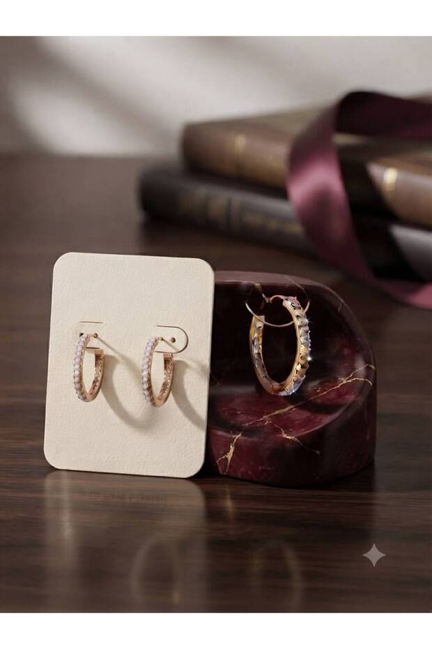 Premium Earring Jewelry Card 100-Pack | Earring Presentation and Packaging Card