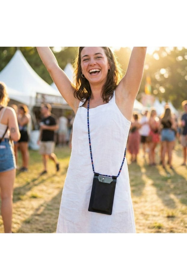 Strap-On Phone Bag / Shoulder Bag Black