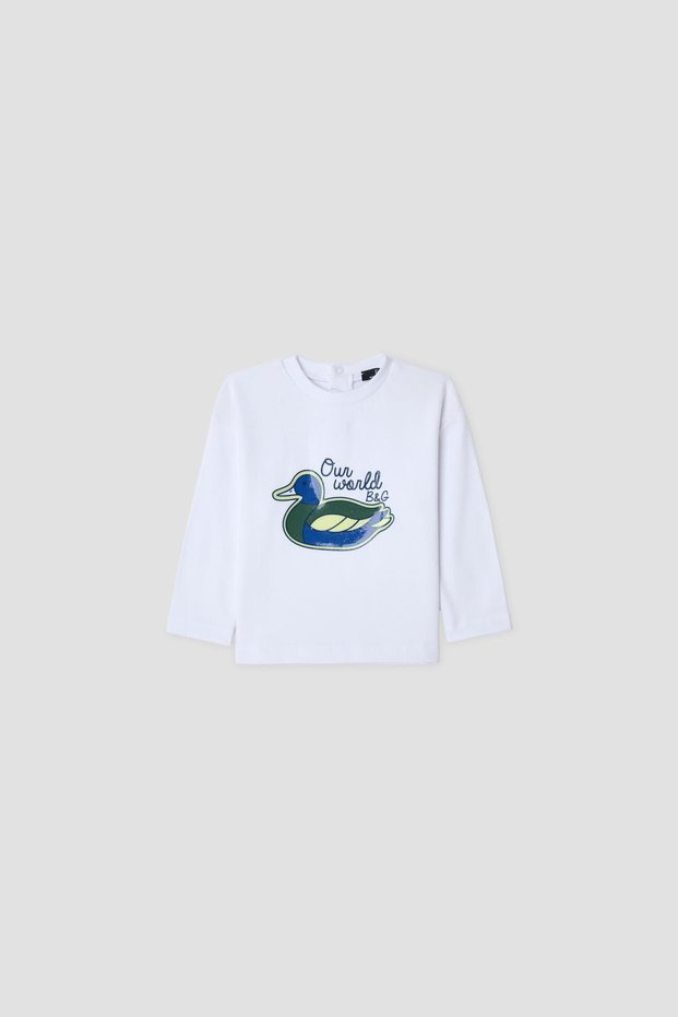 Baby Boy White Tshirt