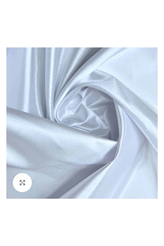 Double Leather Satin - White