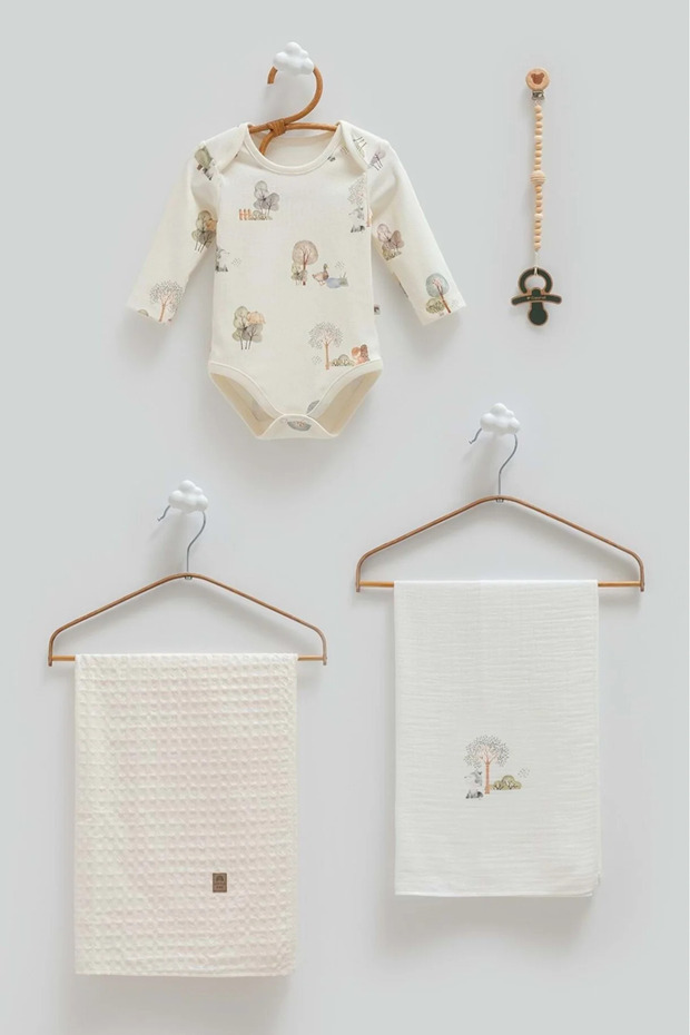 Baby Blanket 85X90 cm Beige Crm.Bej.2470