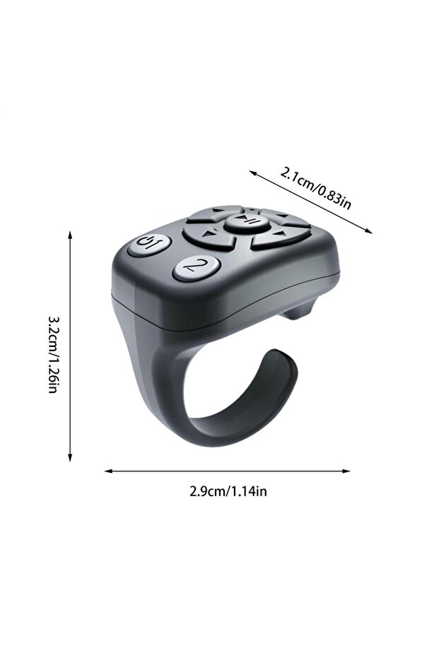 Black Scrolling Ring Auto Camera Shutter Camera Shutter Presentation Clicker Camera Wireless Remote